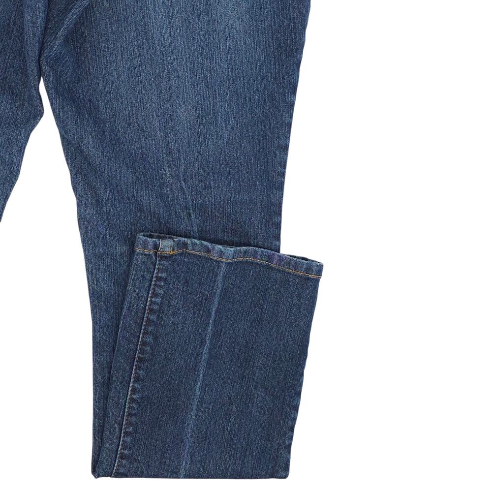 Faded Glory Jeans Womens 14 Blue Bootcut Mid Rise Stretch Denim Classic - Picture 12 of 12